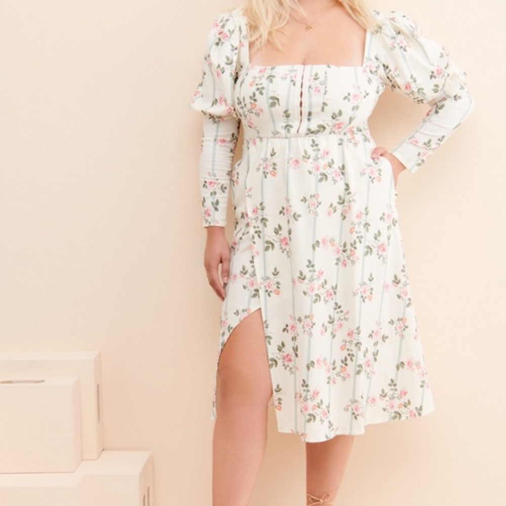 For love and lemons puff sleeve dress